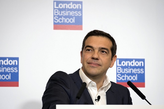 Τσίπρας στο London Business School: Οι φωτεινότερες μέρες είναι μπροστά μας