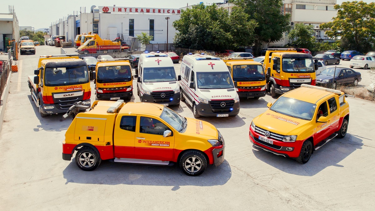 Νέα οχήματα σύγχρονης τεχνολογίας στον στόλο της Άμεσης Βοήθειας της Interamerican