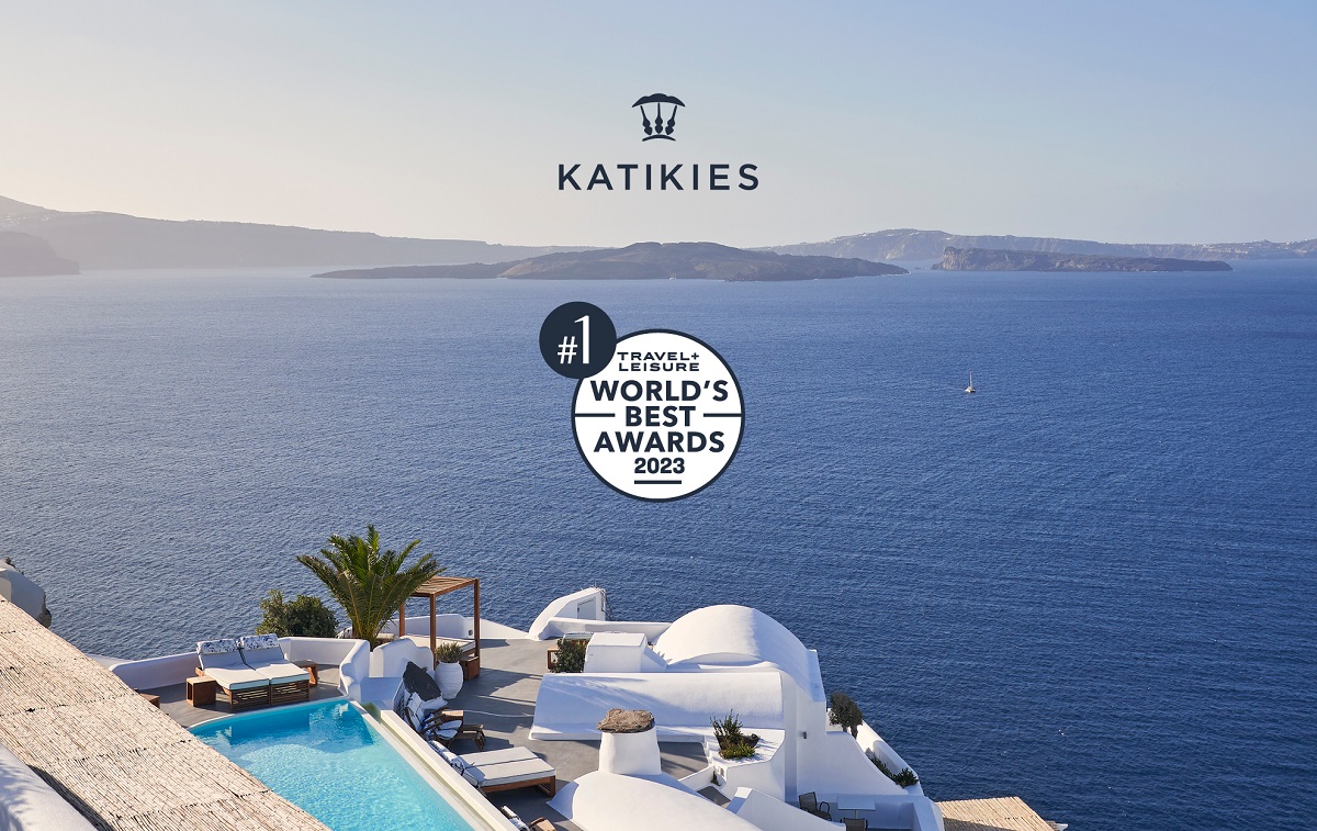 Katikies: Καλύτερο Ξενοδοχείο στην Ελλάδα και μεταξύ των καλύτερων στον κόσμο σύμφωνα με τα Travel + Leisure World’s Best Awards 2023   