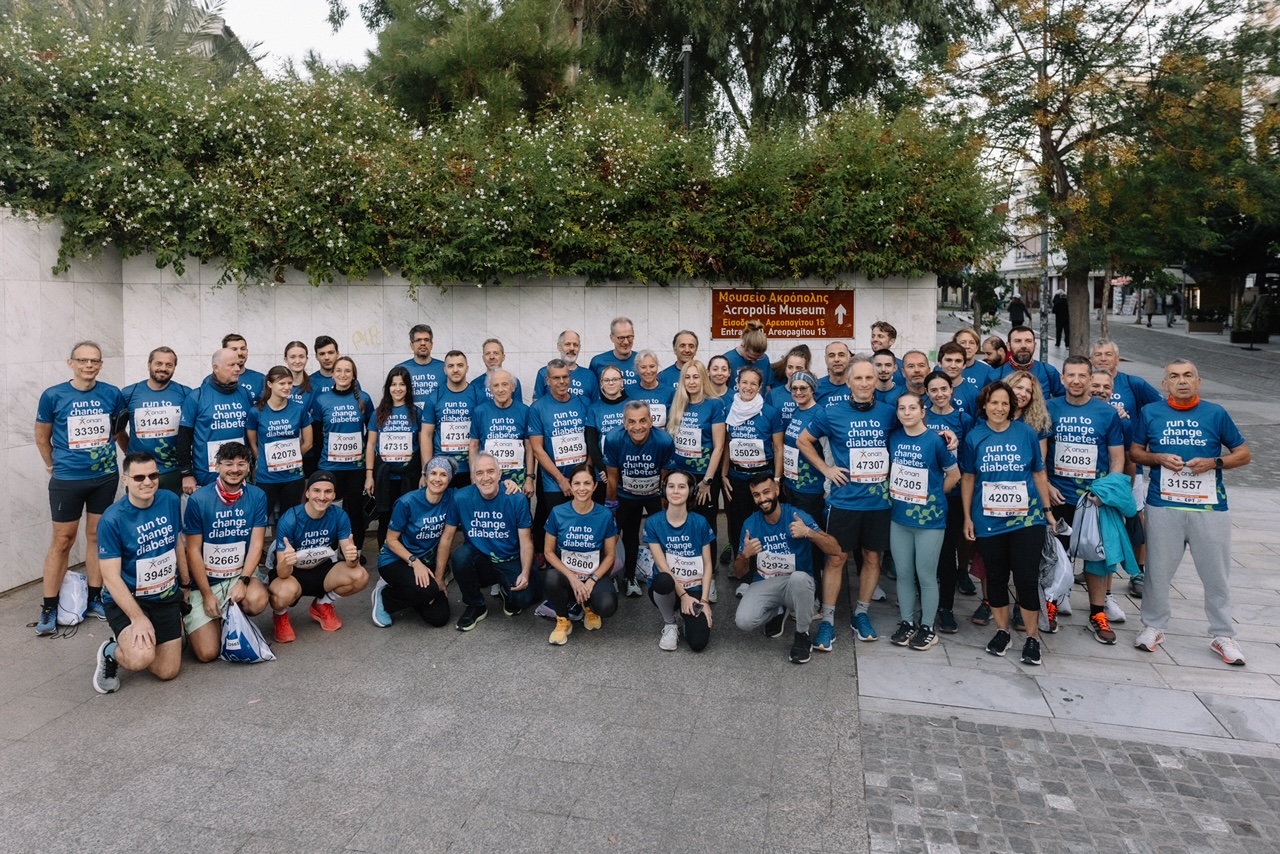 Η ομάδα “Run to Change Diabetes” της Novo Nordisk Hellas στον 41ο Αυθεντικό Μαραθώνιο της Αθήνας 2024