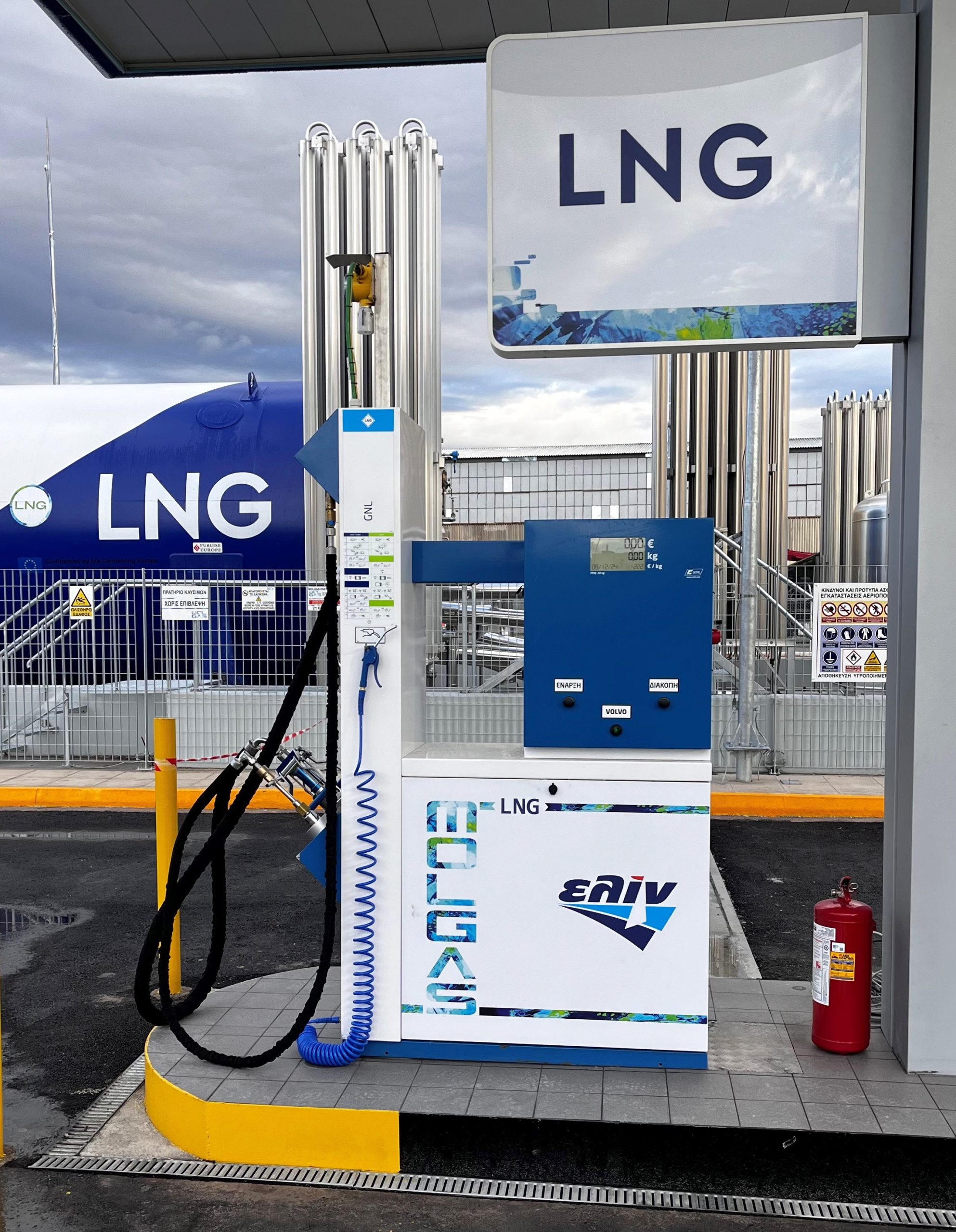 Ελίν και Molgas εγκαινιάζουν το πρώτο πρατήριο LNG-CNG στην Αττική